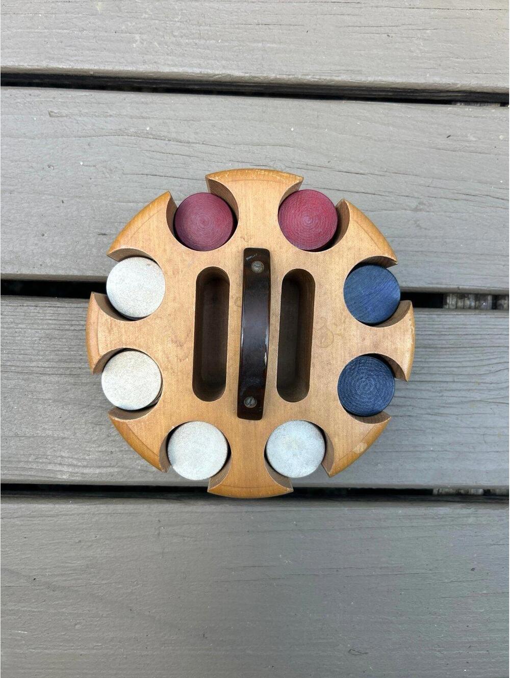 Poker set: Vintage Wood MCM